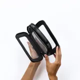 Несессер дорожный Notino Travel Collection In-Flight Pouch прозрачный, 2 отделения на молнии, 1 шт — фото 6
