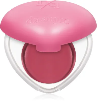 Dasique Souffle Color Pot - Многофункциональная косметика для макияжа губ и щек с кисточкой, оттенок 09 Haze Rosy