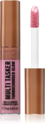 Rimmel Multi-Tasker Turbocharged Glow - Жидкий хайлайтер для лица, 10 мл