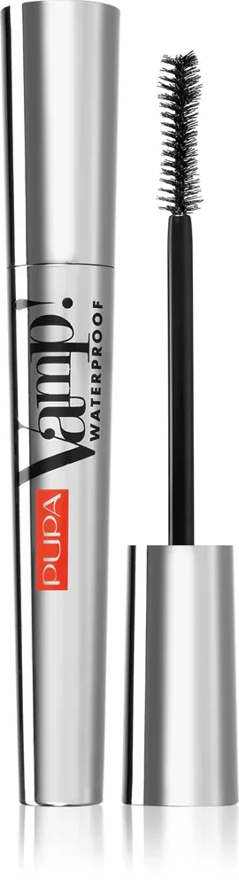 PUPA Milano Vamp! Waterproof - Водостойкая тушь для ресниц, придающая изгиб и объем, 9 мл, оттенок 001 Black