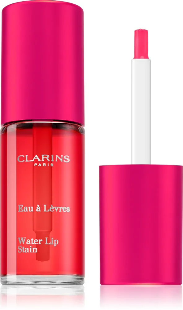 Clarins Water Lip Stain - Блеск для губ с матовым эффектом и увлажняющим действием, 7 мл, оттенок 01 Rose Water