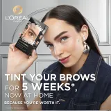 L’Oreal Paris Brow Color - Краска для бровей, 1 шт, оттенок 1.0 Black — фото 2