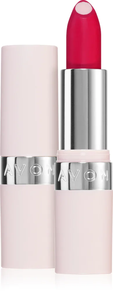 Avon Hydramatic - Увлажняющая губная помада с блеском с гиалуроновой кислотой, 3.6 г, оттенок Carmine
