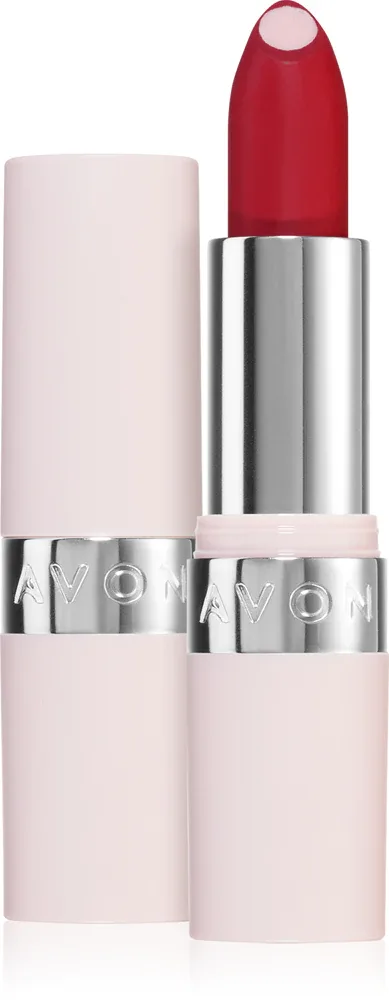 Avon Hydramatic - Увлажняющая губная помада с блеском с гиалуроновой кислотой, 3.6 г, оттенок Scarlet