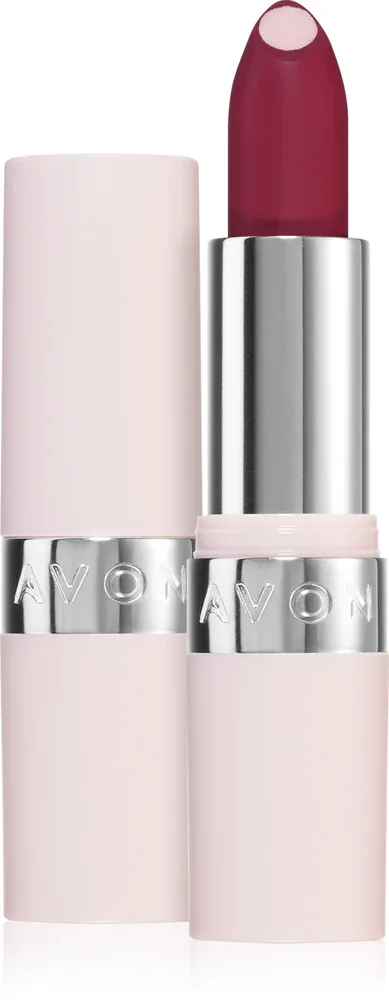 Avon Hydramatic - Увлажняющая губная помада с блеском с гиалуроновой кислотой, 3.6 г, оттенок Burgundy