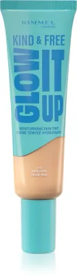 Rimmel Kind & Free Glow It Up - Легкое увлажняющее тональное средство, 30 мл, оттенок 010 Rose Ivory