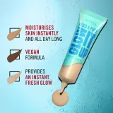 Rimmel Kind & Free Glow It Up - Легкое увлажняющее тональное средство, 30 мл, оттенок 010 Rose Ivory — фото 7