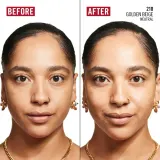 Rimmel Kind & Free Glow It Up - Легкое увлажняющее тональное средство, 30 мл, оттенок 210 Golden Beige — фото 3