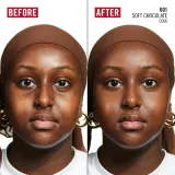 Rimmel Kind & Free Glow It Up - Легкое увлажняющее тональное средство, 30 мл, оттенок 601 Soft Chocolate — фото 3