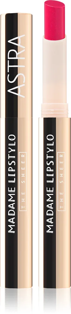 Astra Make-up Madame Lipstylo The Sheer - Блестящая помада, визуально увеличивающая губы, 2 г, оттенок 04 Mènage à Trois