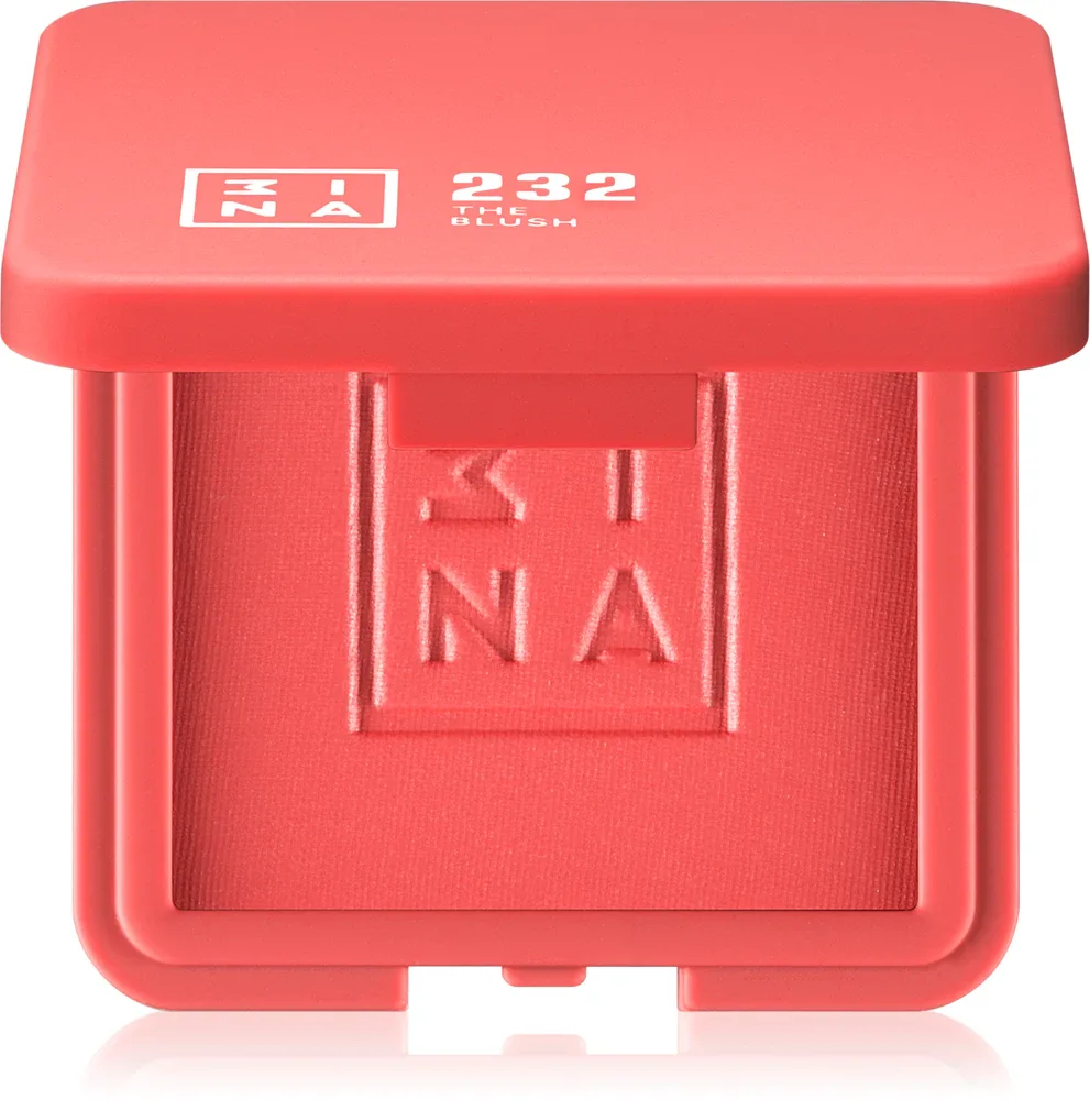 3INA The Blush - Румяна в компакте, 7.5 г, оттенок 232 - Coral red, matte 7 г (3NA05857)