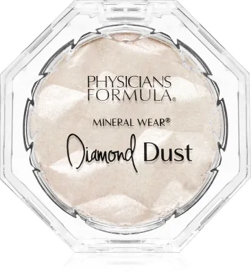 Пудра-хайлайтер Physicians Formula Mineral Wear Diamond Dust компактная, с эффектом сияния, 6 г, оттенок Starlit Glow