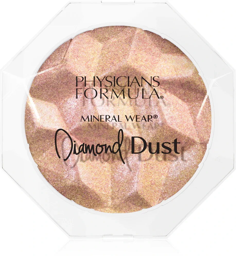 Пудра-хайлайтер Physicians Formula Mineral Wear Diamond Dust компактная, с эффектом сияния, 6 г, оттенок Luminous Gleam