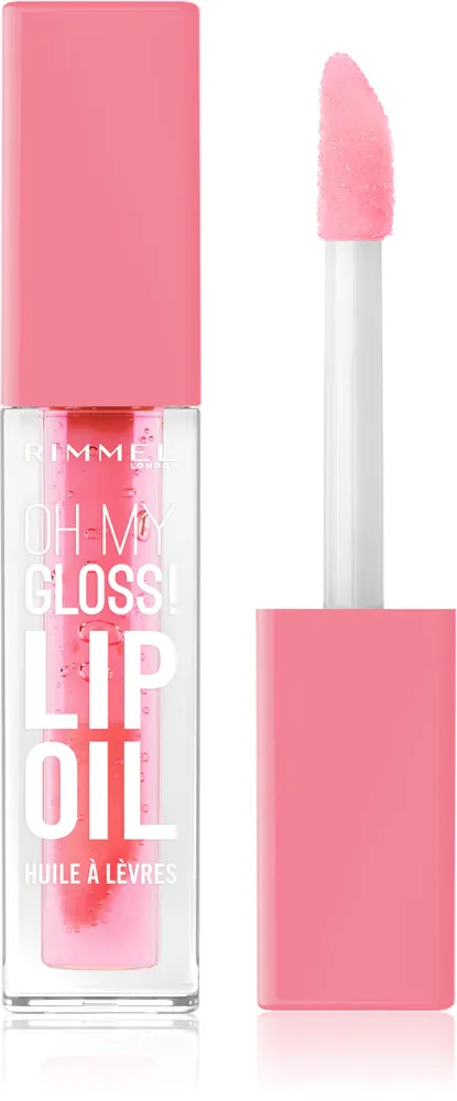 Rimmel Oh My Gloss! Lip Oil - Блеск для губ с увлажняющим действием, 4.5 мл, оттенок 001 Pink Flush