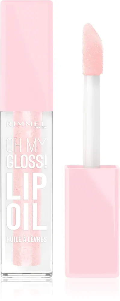Rimmel Oh My Gloss! Lip Oil - Блеск для губ с увлажняющим действием, 4.5 мл, оттенок 005 Pink Sugar