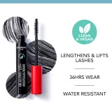 Bourjois Healthy Mix - Тушь для ресниц, утолщающая и удлиняющая, 7 мл, оттенок 001 Black — фото 6