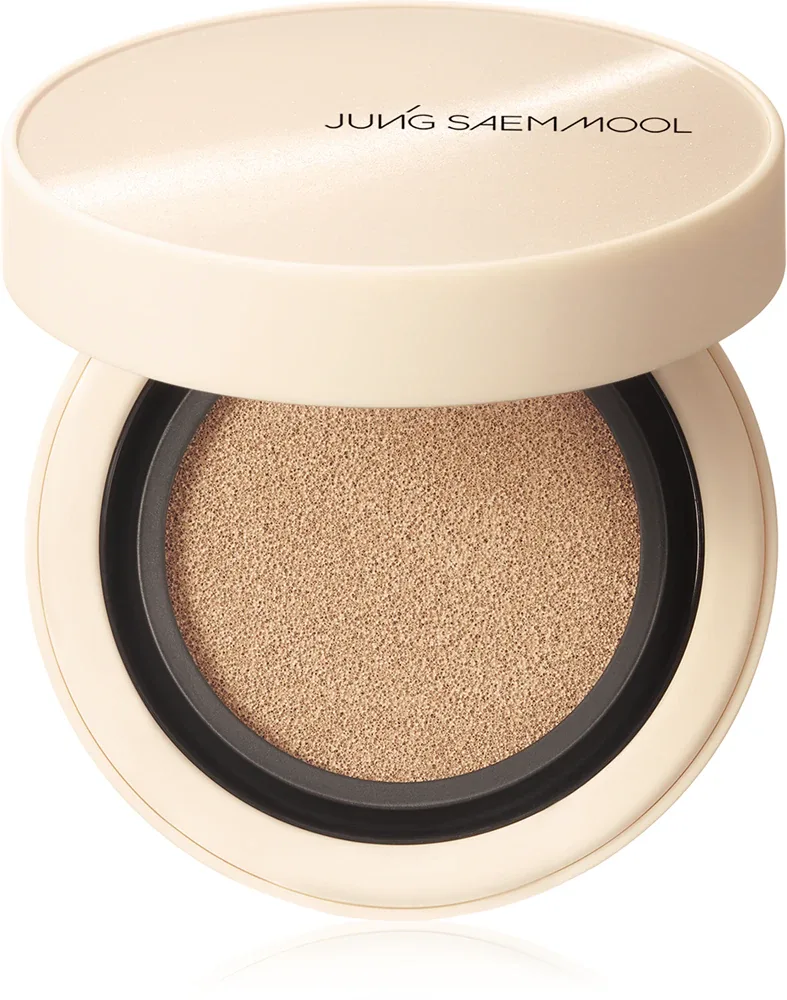 JUNG SAEM MOOL Skin Nuder Cover Layer Cushion - Увлажняющий тональный крем в губке + заполнитель, 2 г, оттенок Medium Deep