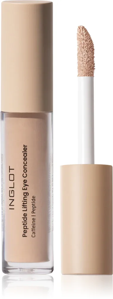 Корректор для лица Inglot Peptide Lifting Eye Concealer кремовый, со средней степенью покрытия, 4,6 мл, оттенок 201 Light Cold