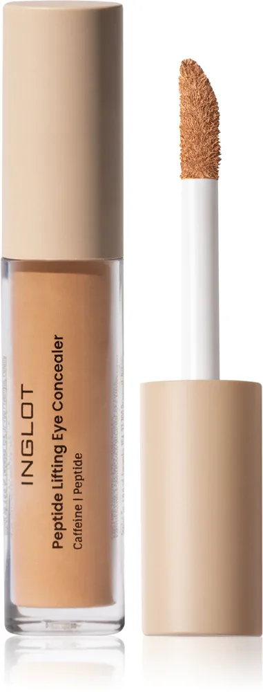 Корректор для лица Inglot Peptide Lifting Eye Concealer кремовый, со средней степенью покрытия, 4,6 мл, оттенок 209 Warm Honey