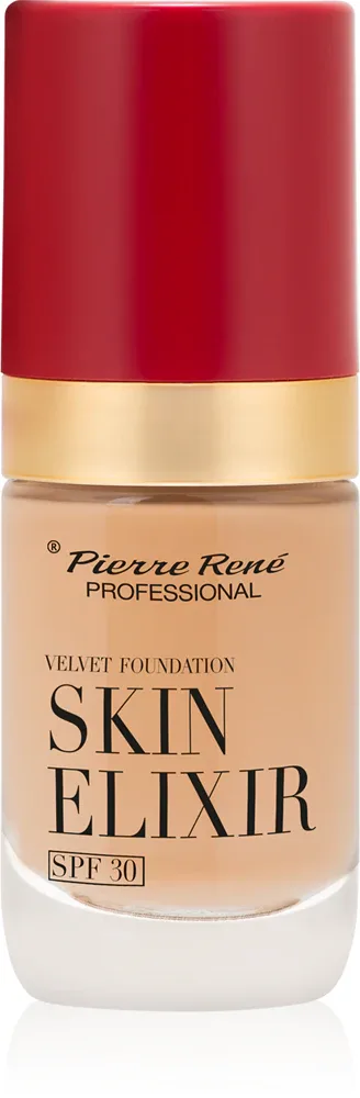 Pierre Rene Skin Elixir - Аксамитный тональный фонд SPF 30, 25 мл, оттенок no. 05 Tan Nude