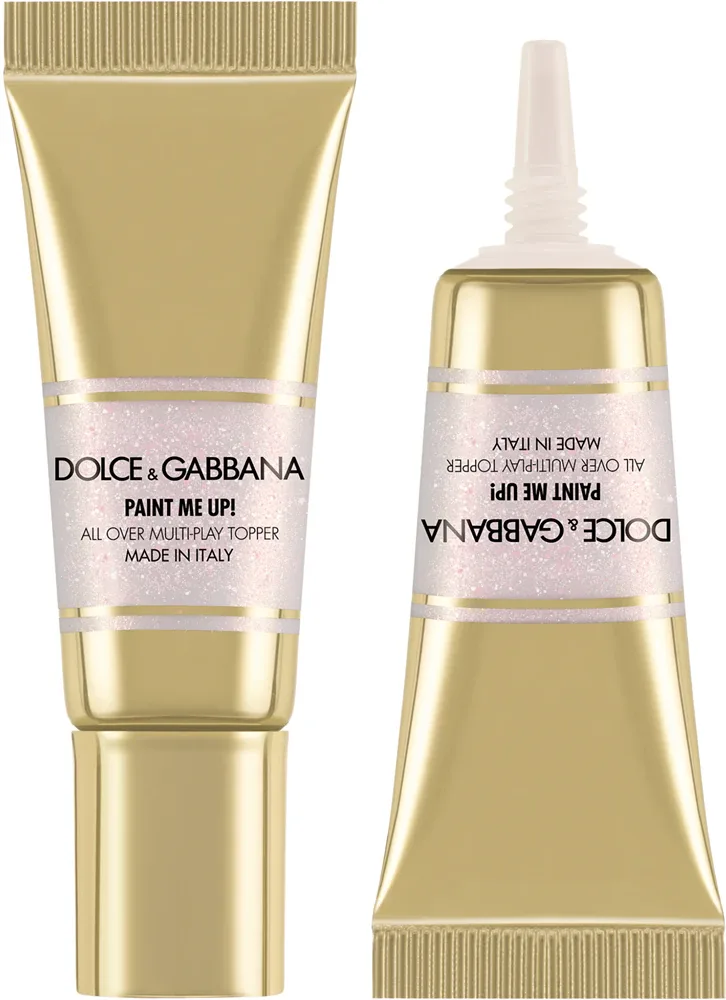 Dolce&Gabbana Bold Paint Me Up! - Многофункциональная косметика для макияжа глаз, губ и лица, 5 мл, оттенок 05 Pearl Drip - Gold & Pink Duo Chrome