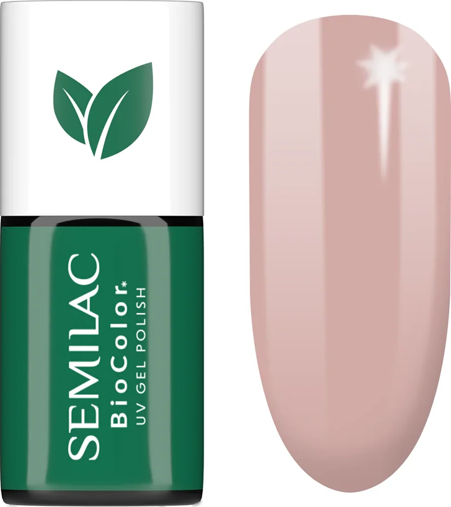Semilac UV Hybrid BioColor - Гибридный лак для ногтей с использованием УФ, 7 мл, оттенок 715 Yoga On Sand