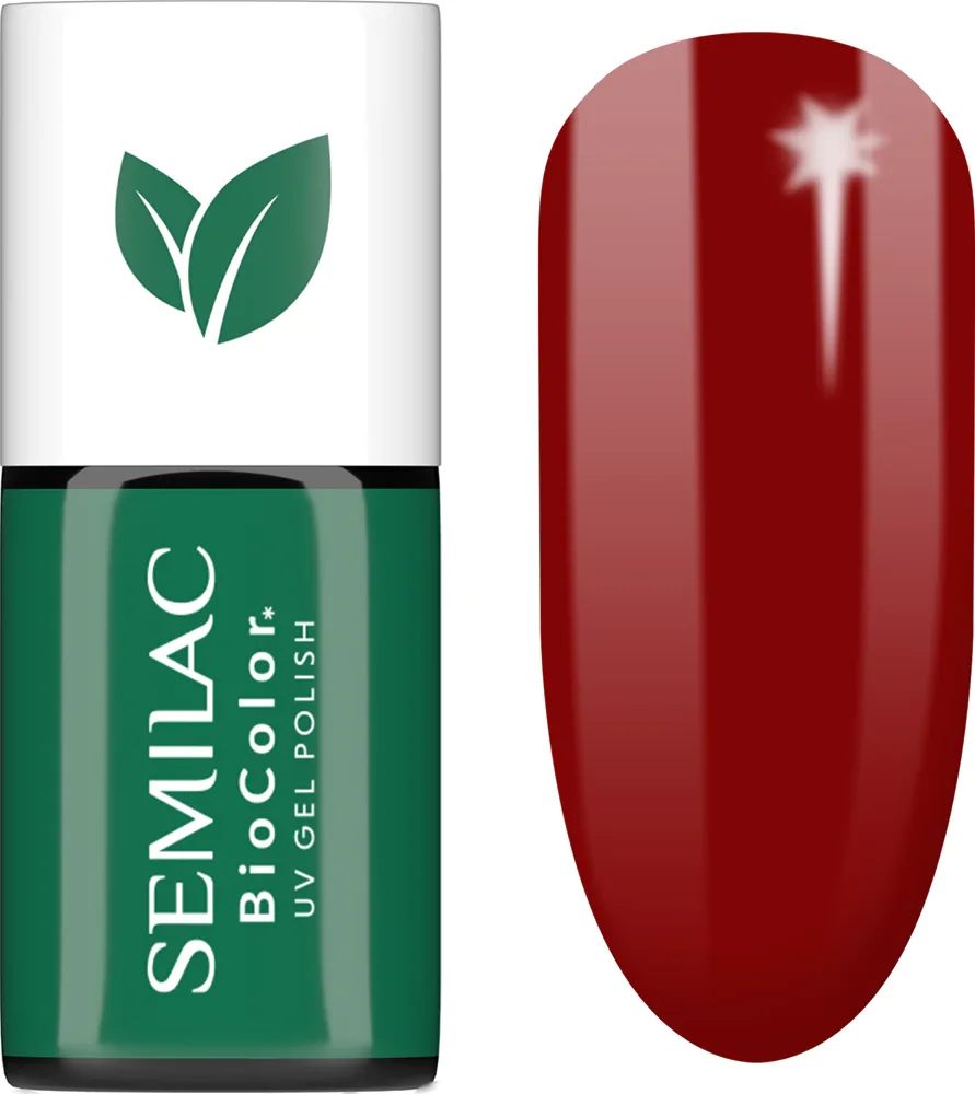 Semilac UV Hybrid BioColor - Гибридный лак для ногтей с использованием УФ, 7 мл, оттенок 721 Red Roses