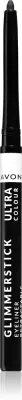 Карандаш для глаз Avon Glimmerstick Diamond с блёстками, чёрный, оттенок Black Bioux