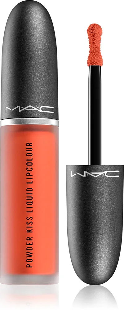 MAC Cosmetics Powder Kiss Liquid Lipcolour - Матовая жидкая помада, 5 мл, оттенок Resort Season
