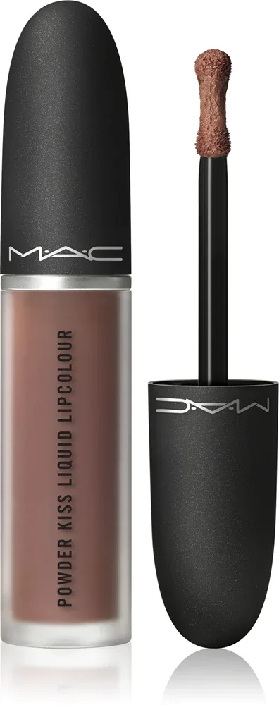 MAC Cosmetics Powder Kiss Liquid Lipcolour - Матовая жидкая помада, 5 мл, оттенок Buffiest
