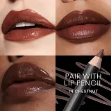 MAC Cosmetics Powder Kiss Liquid Lipcolour - Матовая жидкая помада, 5 мл, оттенок Chestnut — фото 4