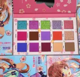 Rude Cosmetics Manga Collection Pigments & Shadows Palette - Палетка теней для век: палетка сеней до повек, 22 г, оттенок First Love Diary — фото 3
