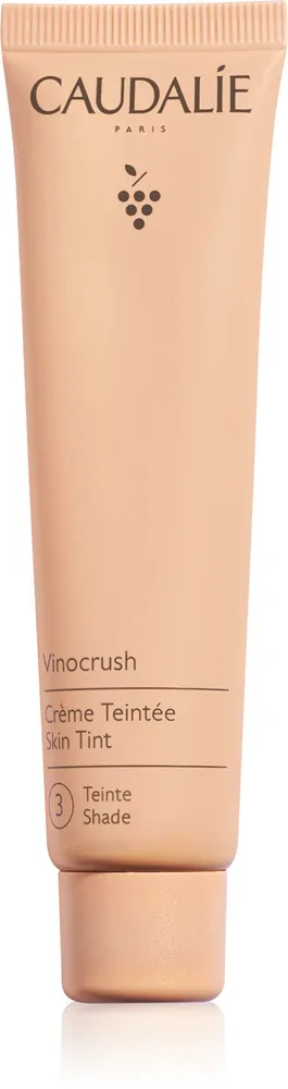 Caudalie Vinocrush Skin Tint - CC крем выравнивающий тон кожи с увлажняющим действием, 30 мл, оттенок 3