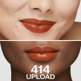Shiseido Makeup Technosatin gel lipstick - Бархатная помада, 4 г, оттенок 414 Upload — фото 3