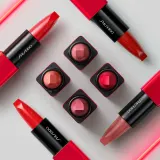 Shiseido Makeup Technosatin gel lipstick - Бархатная помада, 4 г, оттенок 407 Pulsar Pink — фото 4