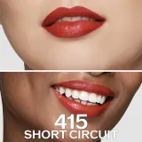 Shiseido Makeup Technosatin gel lipstick - Бархатная помада, 4 г, оттенок 415 Short Circuit — фото 3