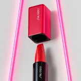 Shiseido Makeup Technosatin gel lipstick - Бархатная помада, 4 г, оттенок 415 Short Circuit — фото 5