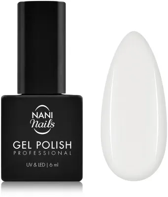 Гель-лак для ногтей NaniNails NANI Professional белый, с лампой UV/LED, стойкий, 6 мл