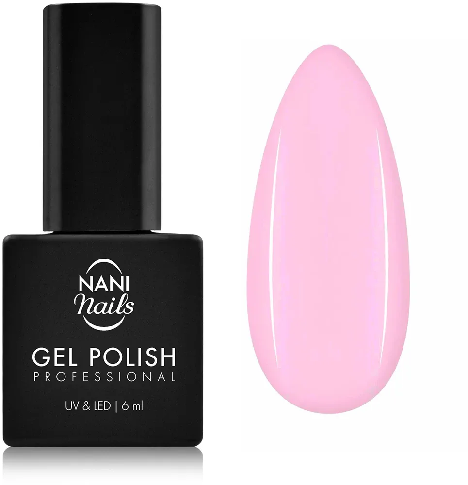 Гель-лак для ногтей NaniNails NANI Professional белый, с лампой UV/LED, стойкий, 6 мл, оттенок Charlotte