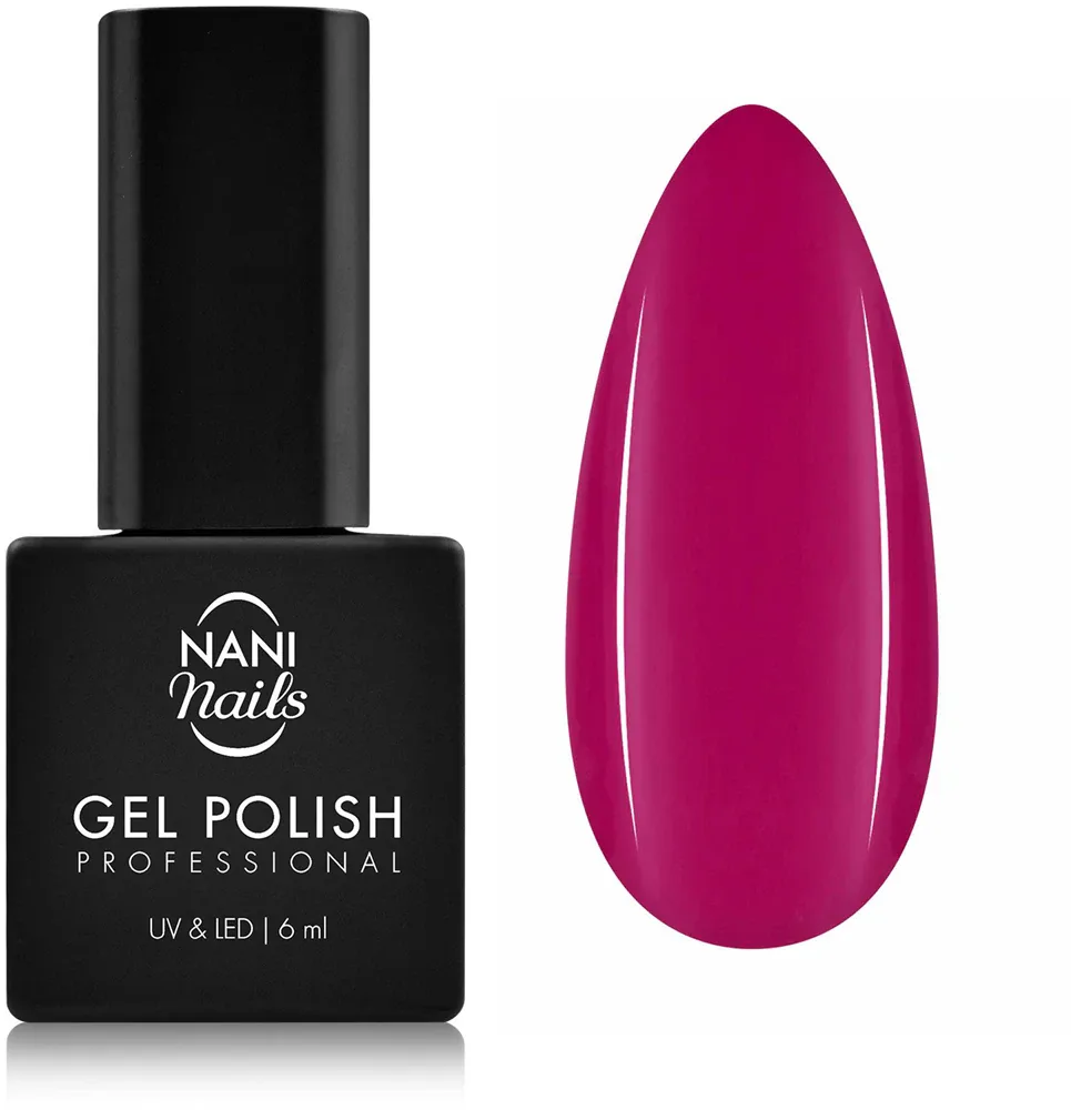 Гель-лак для ногтей NaniNails NANI Professional белый, с лампой UV/LED, стойкий, 6 мл, оттенок Ruby Wine