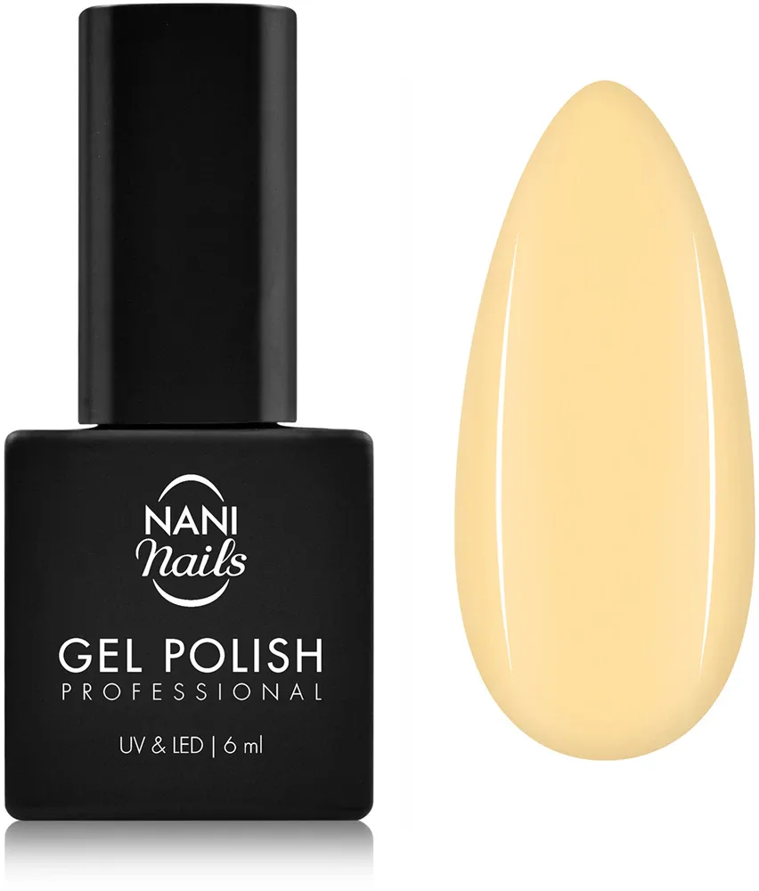 Гель-лак для ногтей NaniNails NANI Professional белый, с лампой UV/LED, стойкий, 6 мл, оттенок Vanilla Pudding
