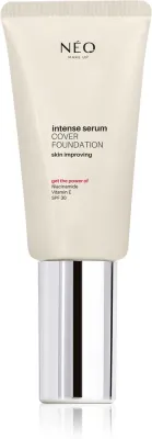 NEO MAKE UP Intense Serum Cover Foundation - Тональная основа с SPF 30 для естественного вида, 30 мл, оттенок 03 Natural