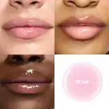 Smashbox Halo Plump + Glow Lip Gloss - Увлажняющий блеск для губ, оптически увеличивающий объем, 4.6 мл, оттенок Beam — фото 3