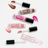 Smashbox Halo Plump + Glow Lip Gloss - Увлажняющий блеск для губ, оптически увеличивающий объем, 4.6 мл, оттенок Beam — фото 8