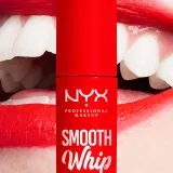 NYX Professional Makeup Smooth Whip Matte Lip Cream - Бархатная помадка с эффектом разглаживания, 4 мл, оттенок 12 Icing On Top — фото 3