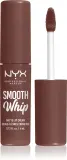 NYX Professional Makeup Smooth Whip Matte Lip Cream - Бархатная помадка с эффектом разглаживания, 4 мл, оттенок 17 Thread Count — фото 1