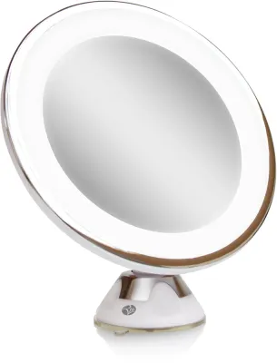 Зеркало RIO Multi-Use Led Mirror на присоске, с подсветкой, увеличение 5х, 1 шт