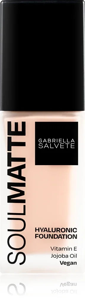 Gabriella Salvete SoulMatte Hyaluronic Foundation - Тональная основа с матовым покрытием, 30 мл, оттенок 01C Porcelain Cold