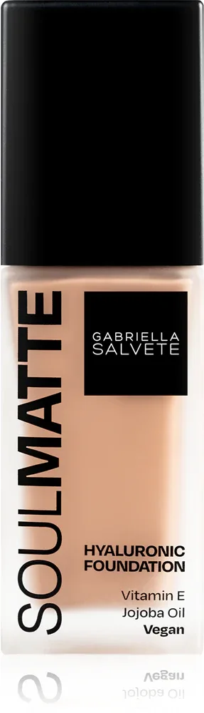 Gabriella Salvete SoulMatte Hyaluronic Foundation - Тональная основа с матовым покрытием, 30 мл, оттенок 04N Sand Neutral