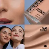 Gabriella Salvete SoulMatte Hyaluronic Foundation - Тональная основа с матовым покрытием, 30 мл, оттенок 04N Sand Neutral — фото 4
